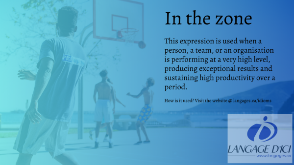 Players concentrated on the court, representing 'in the zone' in business and sports.